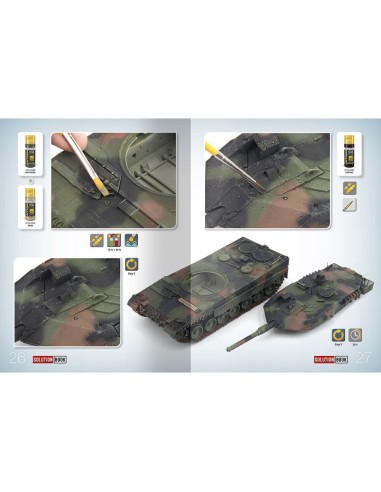 SOLUTION BOOK 26 - NATO & BUNDESWEHR Vehicles (English, Castellano, Francais, Deutsch) 