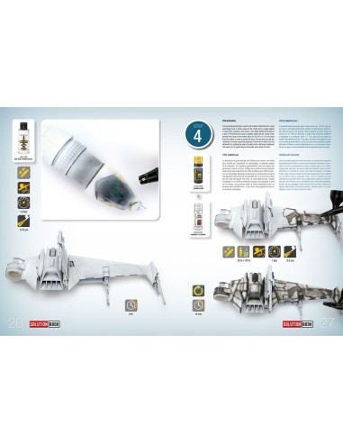 SOLUTION BOOK 28 - How to Paint Rebel Galactic Starships  (English, Castellano, Francais, Deutsch) 