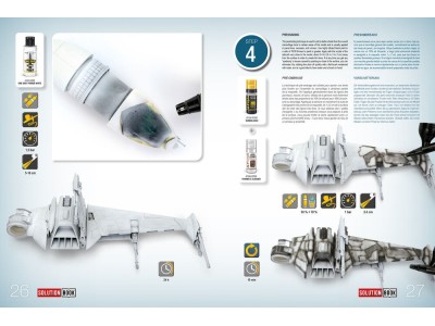 SOLUTION BOOK 28 - How to Paint Rebel Galactic Starships  (English, Castellano, Francais, Deutsch) 