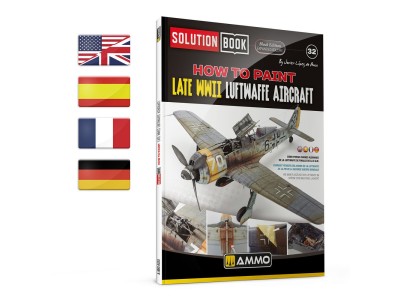 SOLUTION BOOK PREMIUM 32 - How to Paint Late WWII Luftwaffe Aircraft (Multilingual) 