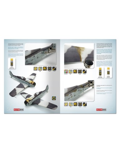 SOLUTION BOOK PREMIUM 32 - How to Paint Late WWII Luftwaffe Aircraft (Multilingual) 