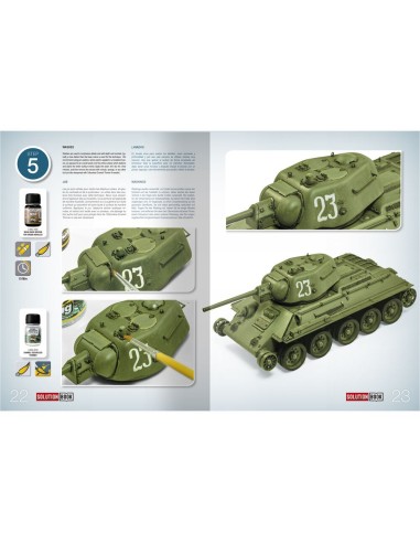 SOLUTION BOOK 11 - How to Paint How to Paint 4BO Green Vehicles - (Multilingual) 
