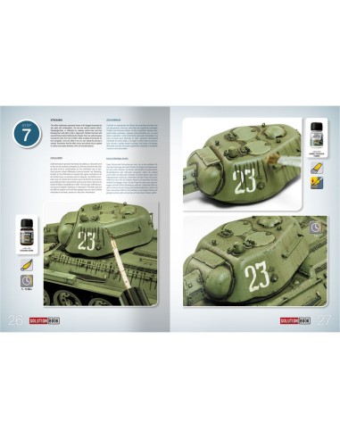 SOLUTION BOOK 11 - How to Paint How to Paint 4BO Green Vehicles - (Multilingual) 