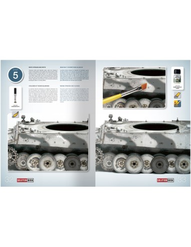 SOLUTION BOOK 17 - How to Paint WWII German Winter Vehicles - (Multilingual) 