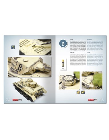 SOLUTION BOOK 19 - How to Paint WWII German D.A.K .Vehicles - (Multilingual) 