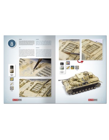 SOLUTION BOOK 19 - How to Paint WWII German D.A.K .Vehicles - (Multilingual) 
