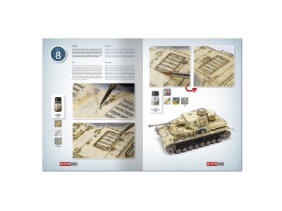 SOLUTION BOOK 19 - How to Paint WWII German D.A.K .Vehicles - (Multilingual) 