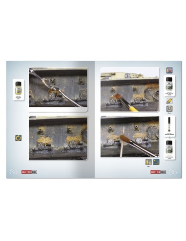 SOLUTION BOOK 19 - How to Paint WWII German D.A.K .Vehicles - (Multilingual) 