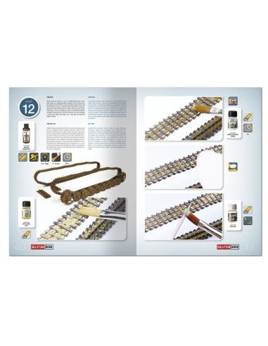 SOLUTION BOOK 19 - How to Paint WWII German D.A.K .Vehicles - (Multilingual) 