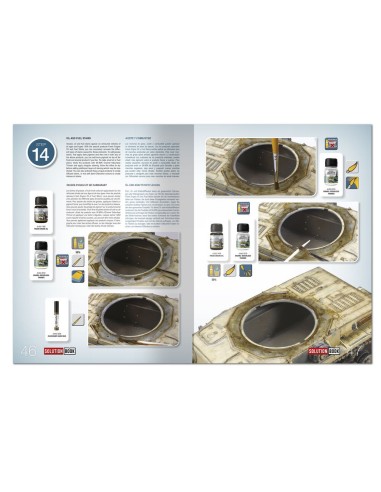 SOLUTION BOOK 19 - How to Paint WWII German D.A.K .Vehicles - (Multilingual) 