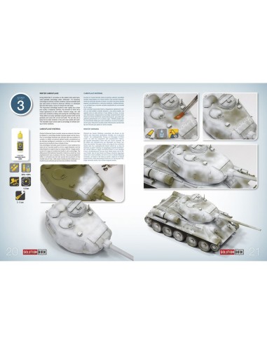 SOLUTION BOOK 20 - How to Paint WWII Soviet Winter Vehicles - (Multilingual) 