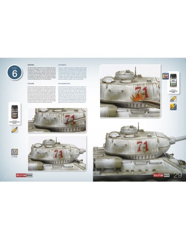 SOLUTION BOOK 20 - How to Paint WWII Soviet Winter Vehicles - (Multilingual) 