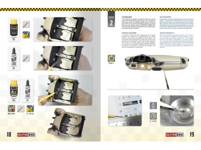 SOLUTION BOOK 24 - How to Paint and Lacquer Scale Cars (English, Castellano, Francais, Deutsch) 