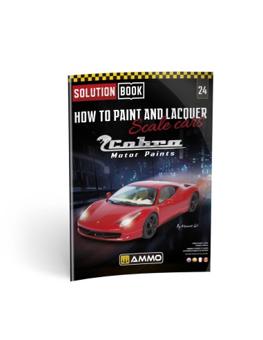 SOLUTION BOOK 24 - How to Paint and Lacquer Scale Cars (English, Castellano, Francais, Deutsch) 