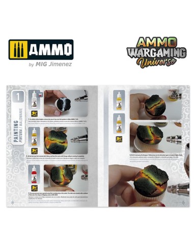 AMMO WARGAMING UNIVERSE Book 04 - Volcanic Soils (English, Castellano, Polski) 