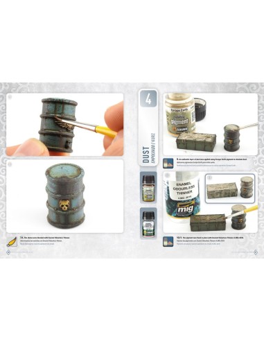 AMMO WARGAMING UNIVERSE Book 06 - Weathering Combat Vehicles (English, Castellano, Polski) 