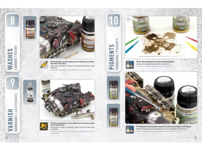 AMMO WARGAMING UNIVERSE Book 06 - Weathering Combat Vehicles (English, Castellano, Polski) 
