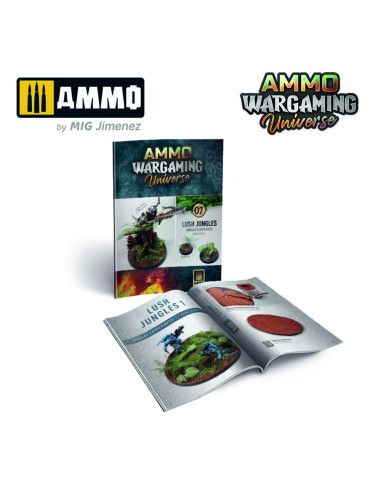 AMMO WARGAMING UNIVERSE Book 07 - Lush Jungles (English, Castellano, Polski) 
