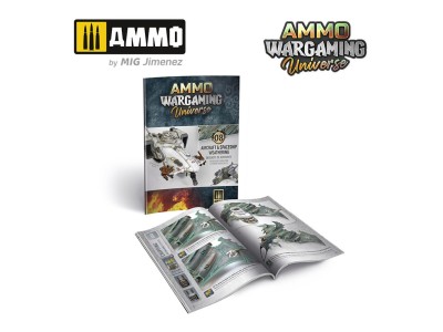 AMMO WARGAMING UNIVERSE Book 08 - Aircraft and Spaceship Weathering (English, Castellano, Polski) 