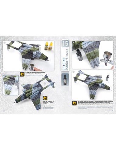 AMMO WARGAMING UNIVERSE Book 08 - Aircraft and Spaceship Weathering (English, Castellano, Polski) 