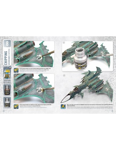 AMMO WARGAMING UNIVERSE Book 08 - Aircraft and Spaceship Weathering (English, Castellano, Polski) 