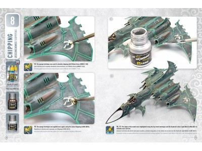 AMMO WARGAMING UNIVERSE Book 08 - Aircraft and Spaceship Weathering (English, Castellano, Polski) 