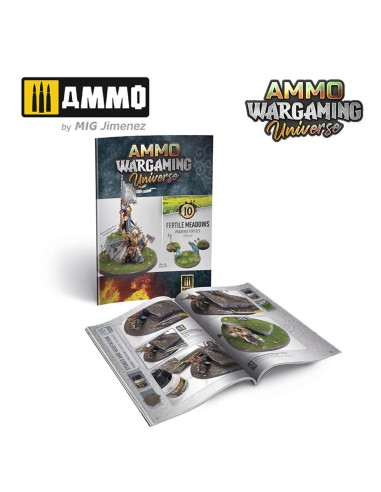 AMMO WARGAMING UNIVERSE Book 10 - Fertile Meadows (English, Castellano, Polski) 