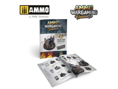 AMMO WARGAMING UNIVERSE Book 11 – Create your own Rocks (Multilingual Book) 
