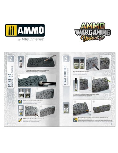 AMMO WARGAMING UNIVERSE Book 11 – Create your own Rocks (Multilingual Book) 
