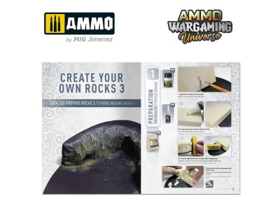 AMMO WARGAMING UNIVERSE Book 11 – Create your own Rocks (Multilingual Book) 