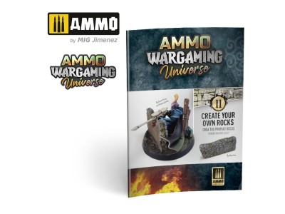 AMMO WARGAMING UNIVERSE Book 11 – Create your own Rocks (Multilingual Book) 
