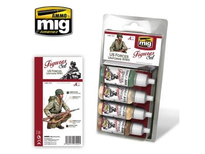 US Forces Uniforms WWII Figures Set 