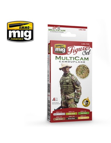 Multicam Camouflage Figures Set 