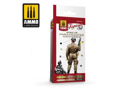 WWII US Paratroopers Figures Set 