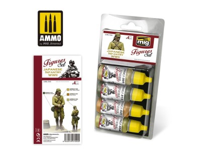 Japanese Infantry WWII Figures Set 