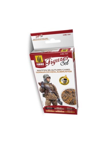Waffen SS Autumn Camo. German Einchenlaubmuster Figures Set 