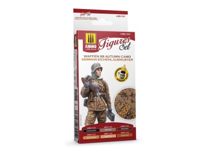 Waffen SS Autumn Camo. German Einchenlaubmuster Figures Set 