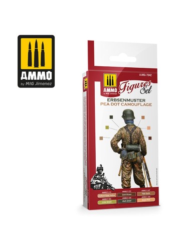 Erbsenmuster Pea Dot Camouflage Figures Set 