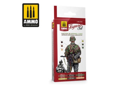 Waffen SS Spring Camo. German Einchenlaubmuster Figures Set 
