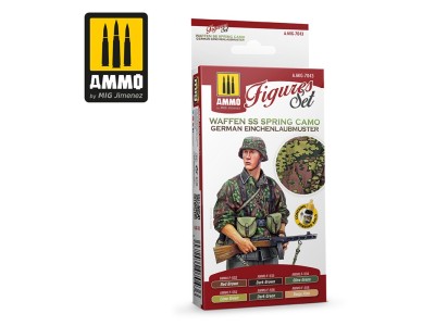 Waffen SS Spring Camo. German Einchenlaubmuster Figures Set 