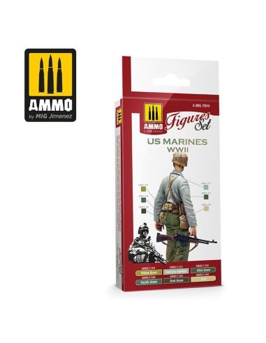 US Marines WWII Figures Set 