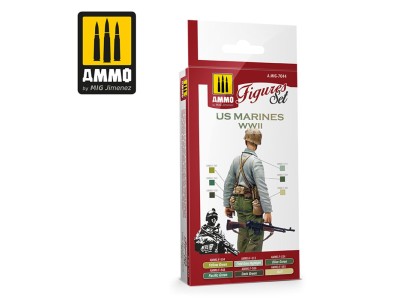 US Marines WWII Figures Set 