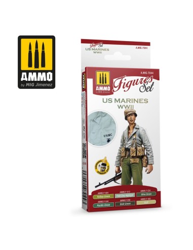 US Marines WWII Figures Set 