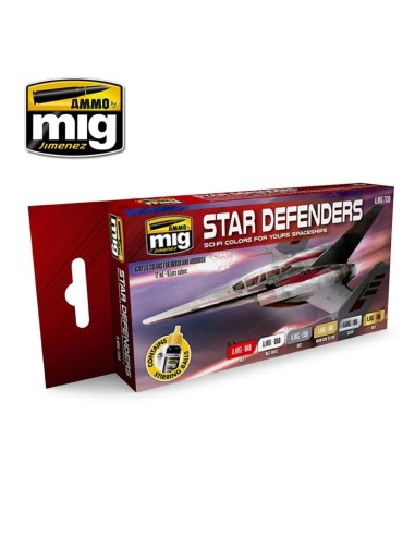 Star Defenders Sci-Fi Colors 