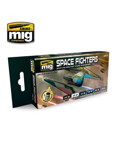 Space Fighters Sci-Fi Colors 