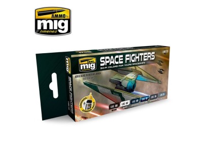 Space Fighters Sci-Fi Colors 