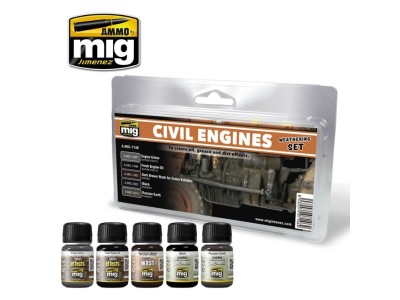 Civil Engines Weathering Set 