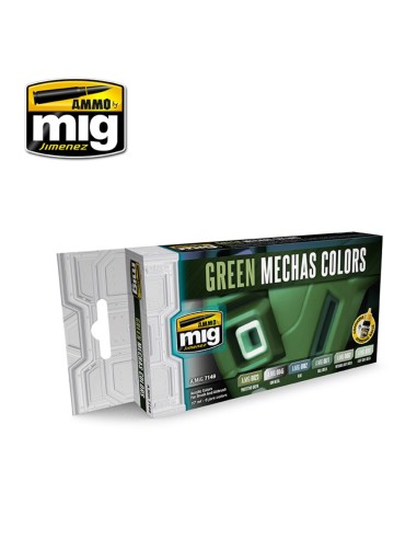 Green Mechas Colors 