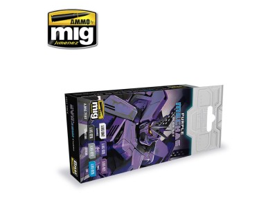 Purple Mechas Color Set 