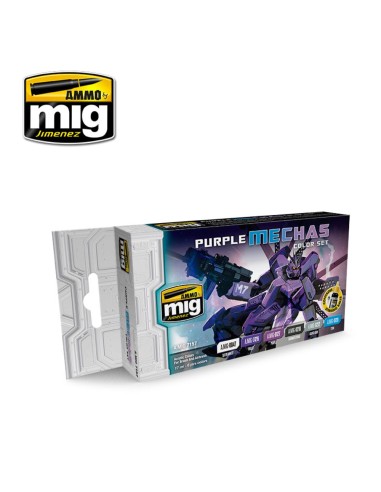 Purple Mechas Color Set 
